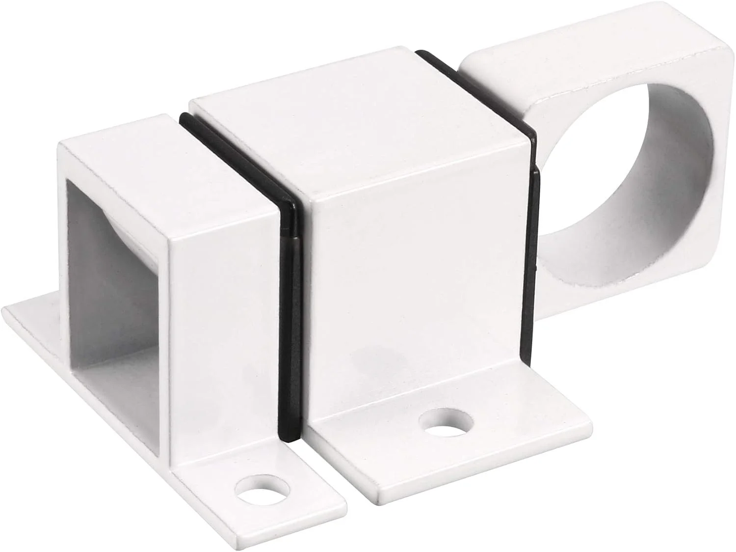 زبانه قفل درب، فنری خودکار، آلیاژ آلومینیوم، مناسب برای امنیت درب و پنجره (سفید)