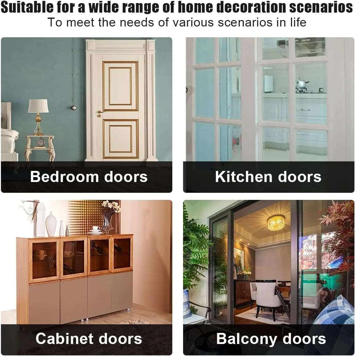 قفل درب کشویی انبار، قفل درب استیل ضد زنگ 4 اینچی با پیچ، قفل چرخشی 180 درجه ایمنی درب برای اتاق خانه کابینت گاراژ بیرونی پنجره باغ کمد حمام (4 عدد)