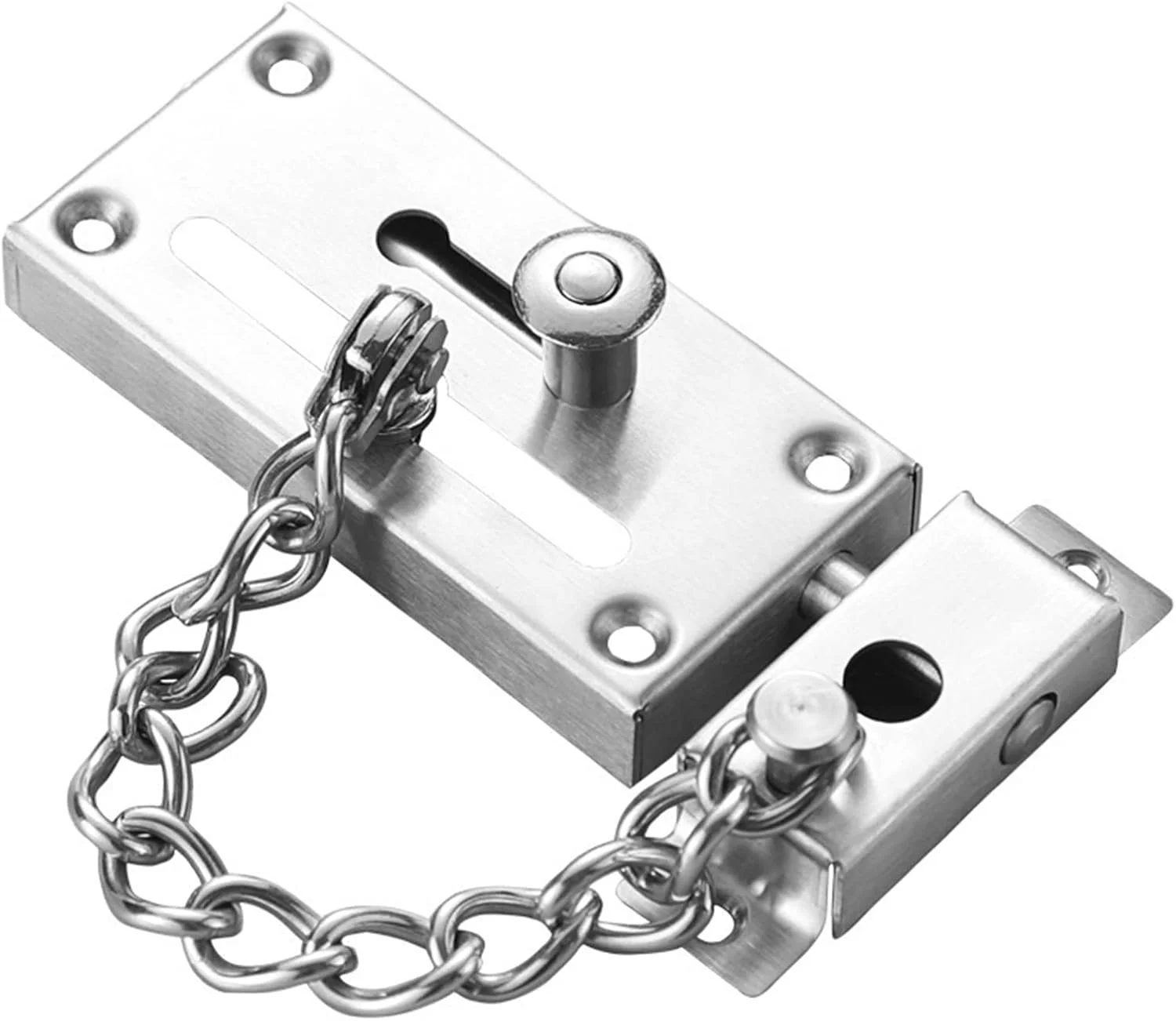 قفل زنجیری درب استیل SEMOOR، قفل ایمنی درب با زنجیر ضد سرقت