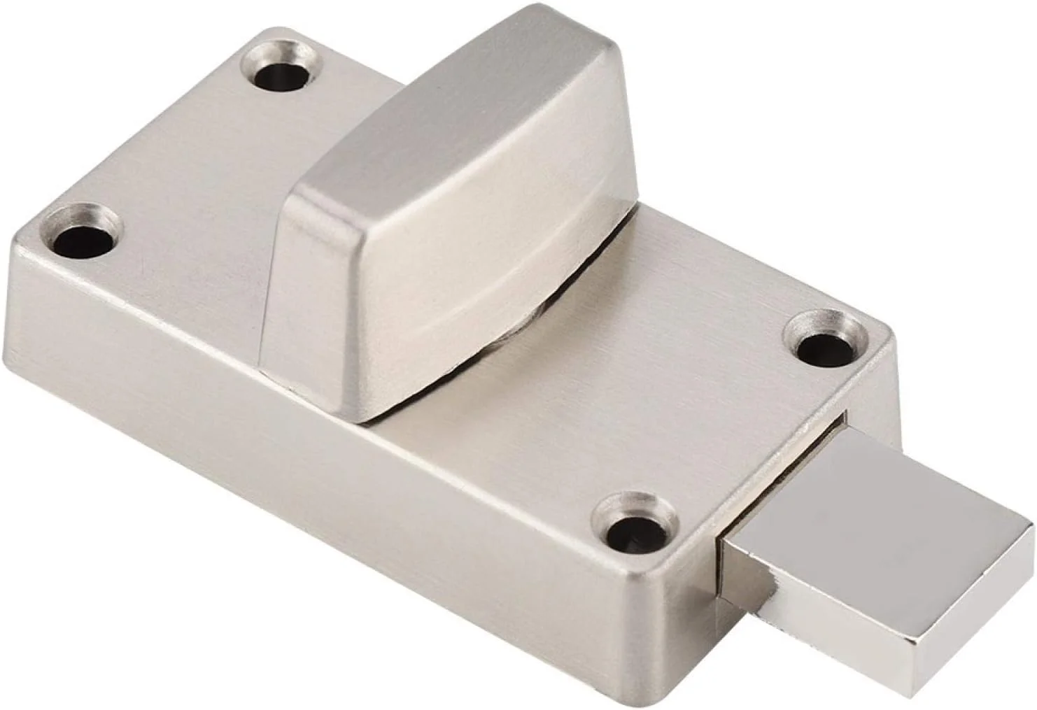 قفل چرخشی درب، قفل زبانه درب حمام از جنس استنلس استیل 304، قفل زبانه دروازه، قفل درب، سخت افزار سرویس بهداشتی و توالت