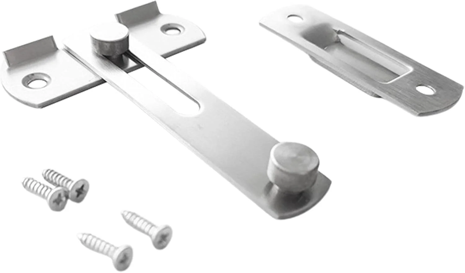 قفل درب 5 عددی برای درب انبار - قفل کشویی ایمنی استیل ضد زنگ | قفل کشویی ایمنی برای کابینت شراب، حمام، باغ، درب کمد قفل درب 5 عددی برای درب انبار - قفل کشویی ایمنی استیل ضد زنگ | قفل کشویی ایمنی برای کابینت شراب، حمام، باغ، درب کمد