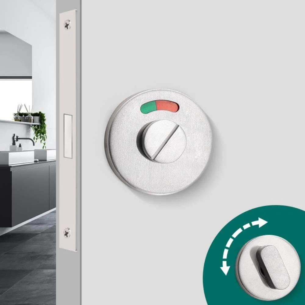 قفل نشانگر اشغال ماری، قفل زبانه درب، مناسب برای سرویس بهداشتی، توالت عمومی، قفل حریم خصوصی درب