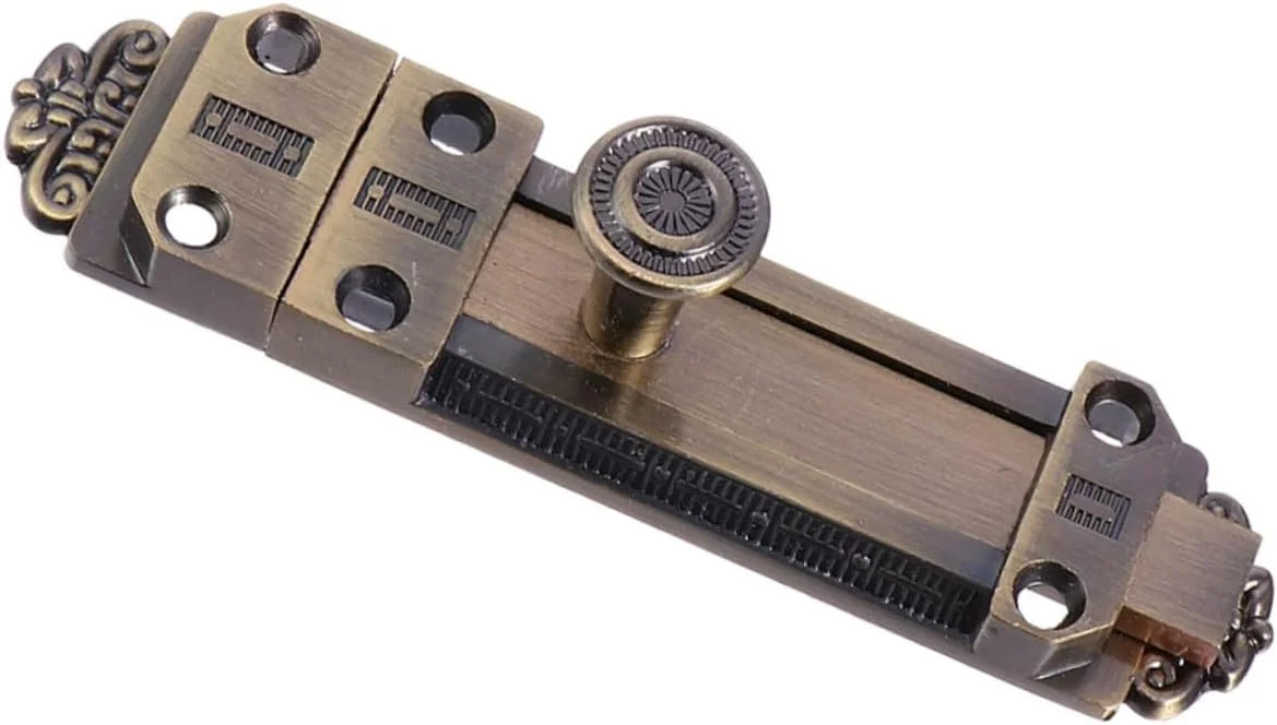 قفل توکار درب کشویی ORFOFE مدل وینتیج با اهرم برای درب های داخلی، قفل درب های دوتایی مناسب برای سرویس بهداشتی و اتاق خواب با نصب آسان