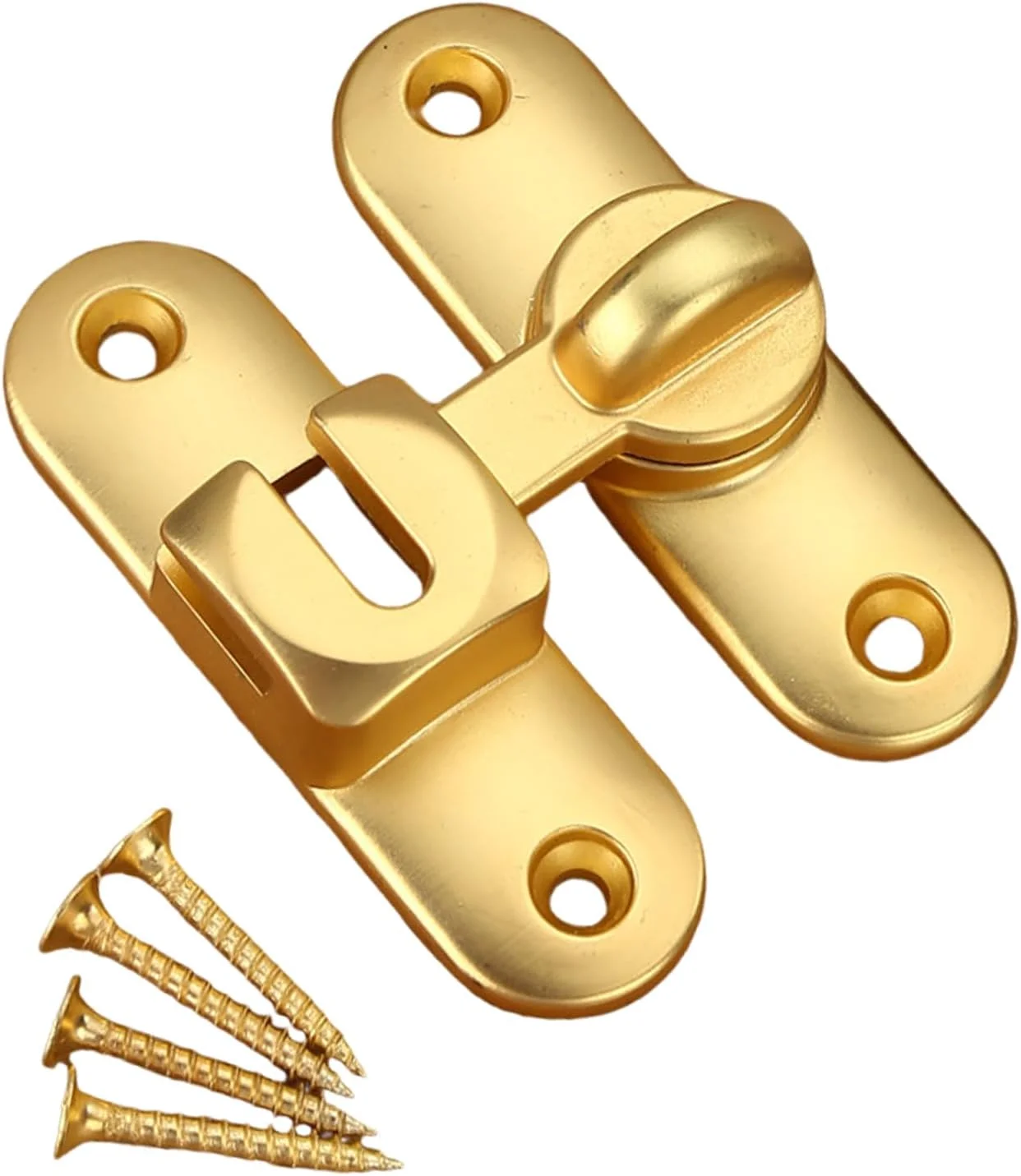 قفل کشویی چند منظوره برای امنیت لوازم منزل و محل کار، استفاده روزانه، آلیاژ زینک مستحکم