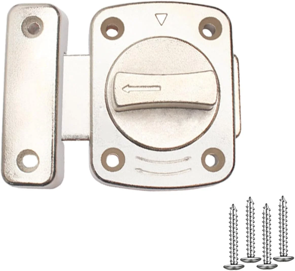 قفل زبانه درب کشویی چند منظوره برای امنیت لوازم منزل و محل کار، استفاده روزانه، آلیاژ زینک مستحکم