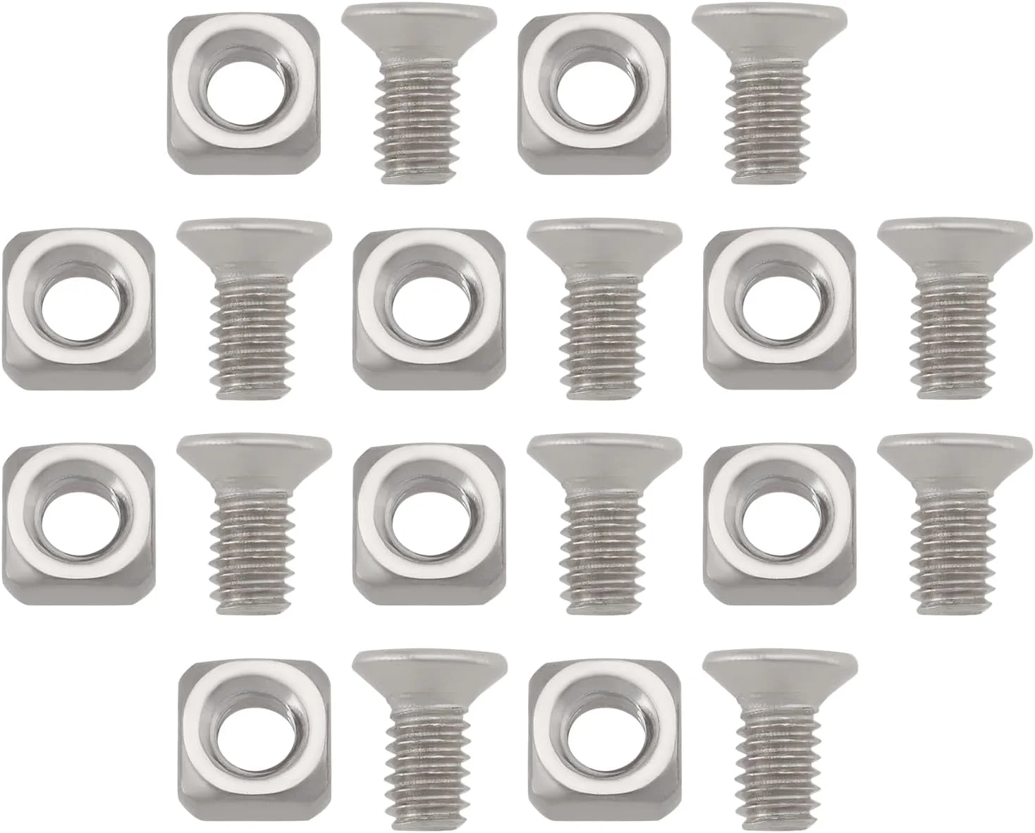 میکرو تریدرز 10 ست پیچ قفل درب M4 استیل ضد زنگ برای نصب قفل درب میز صندلی فن 8x7x4mm 7x4x2.8mm نقره ای میکرو تریدرز 10 ست پیچ قفل درب M4 استیل ضد زنگ برای نصب قفل درب میز صندلی فن 8x7x4mm 7x4x2.8mm نقره ای