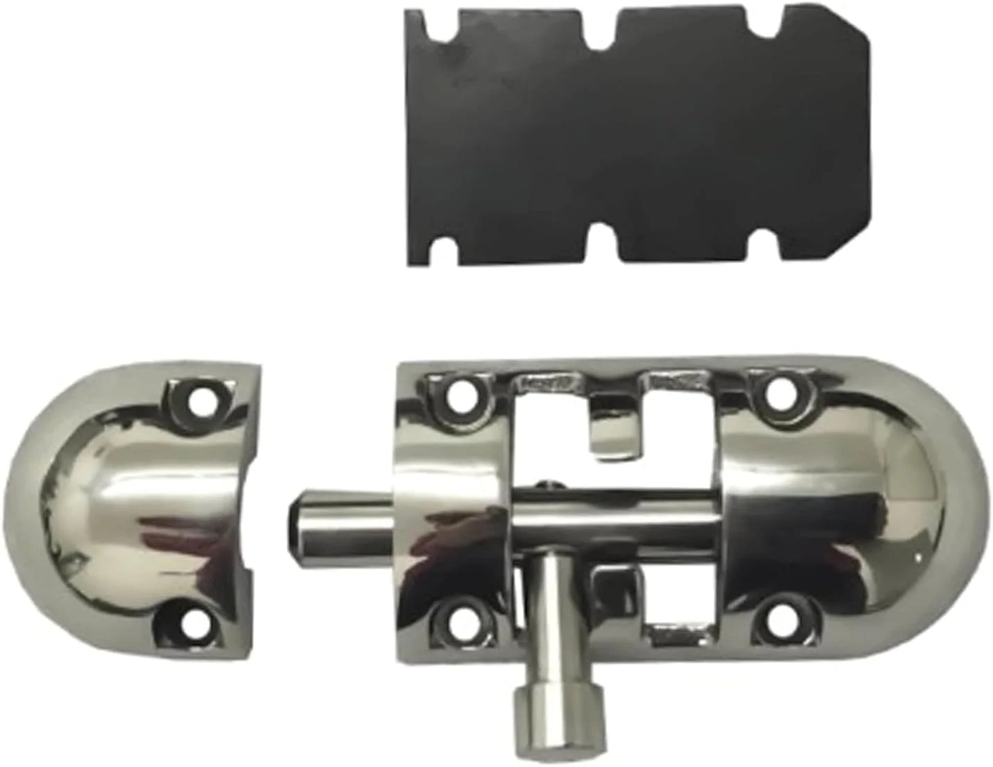 MARINE CITY قفل زبانه ای سنگین استیل ضد زنگ گرید 316 با سطح برس خورده (8.6 × 3.2 سانتی متر) برای پنجره ها - درها - دریچه ها - کمدهای - کابینت ها (بسته 1 عددی) MARINE CITY قفل زبانه ای سنگین استیل ضد زنگ گرید 316 با سطح برس خورده (8.6 × 3.2 سانتی متر) برای پنجره ها - درها - دریچه ها - کمدهای - کابینت ها (بسته 1 عددی)