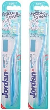 مسواک جردن Hello Smile Junior، 9-12 سال، متنوع، 1 عدد (بسته 2 عددی)