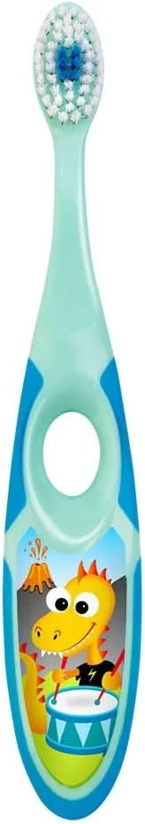 مسواک دستی کودکانه جردن، مناسب 3 تا 5 سال، برس نرم و بدون BPA (رنگ تصادفی) (بسته 1 عددی)، آبی