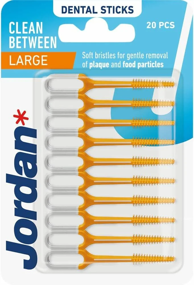جردن Clean Between استیک دندانی بزرگ بسته 40 عددی