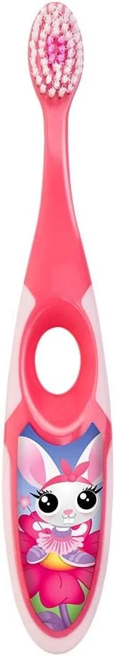 مسواک دستی کودکانه جردن، مناسب 3 تا 5 سال، برس نرم و بدون BPA (رنگ تصادفی) (بسته 1 عددی)، آبی