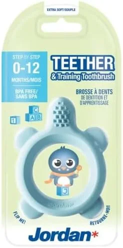 دندان گیر و مسواک آموزشی جردن Step By Step مناسب 0 تا 12 ماه