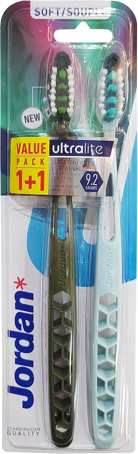 مسواک نرم جردن مدل Ultralite بسته 1+1 رایگان