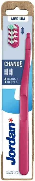 مسواک متوسط جردن Change با 2 سری و 1 دسته