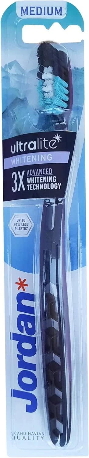 مسواک جردن اولترالایت سفید کننده با برس متوسط مسواک جردن اولترالایت سفید کننده با برس متوسط