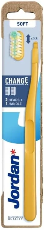 مسواک نرم جردن Change با 2 سری + 1 دسته