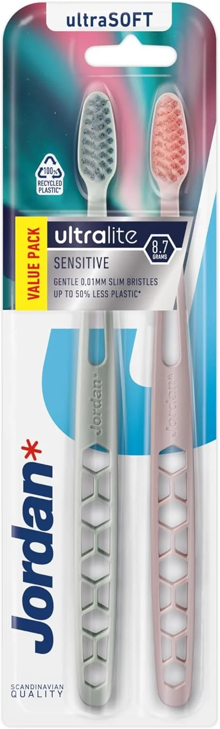 مسواک جردن Ultralite Sensitive Ultrasoft بسته 2 عددی
