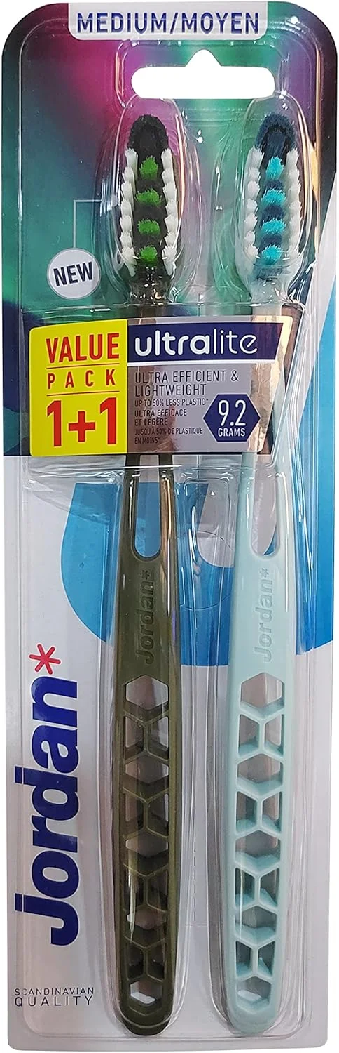 مسواک جردن Ultralite مدیوم 1+1 رایگان