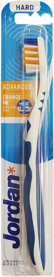 مسواک سخت جردن Advanced Cleaning با درپوش بهداشتی، رنگ های متنوع مسواک سخت جردن Advanced Cleaning با درپوش بهداشتی، رنگ های متنوع