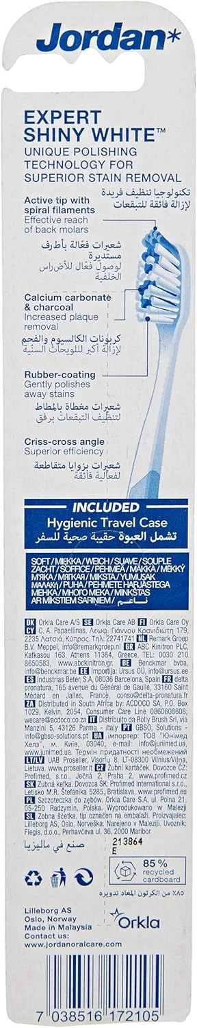 مسواک براق کننده جردن کلینیک، نرم، 1 عدد، رنگ های متنوع مسواک براق کننده جردن کلینیک، نرم، 1 عدد، رنگ های متنوع