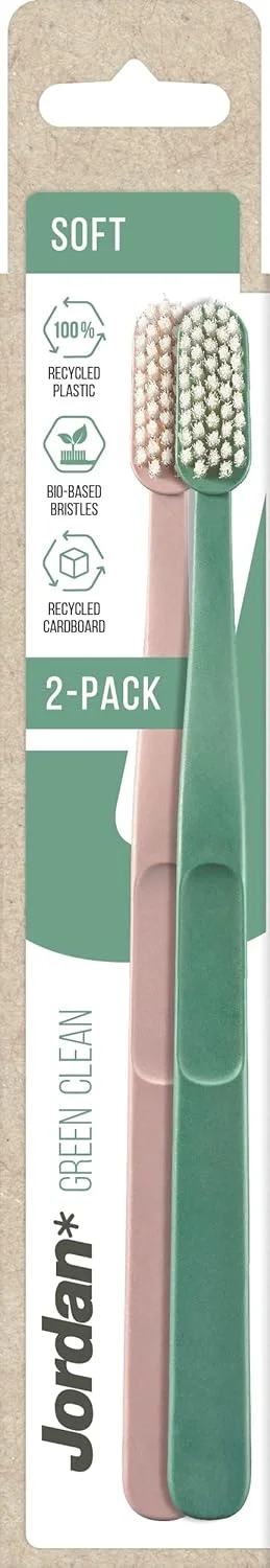 مسواک نرم دوتایی جردن گرین کلین