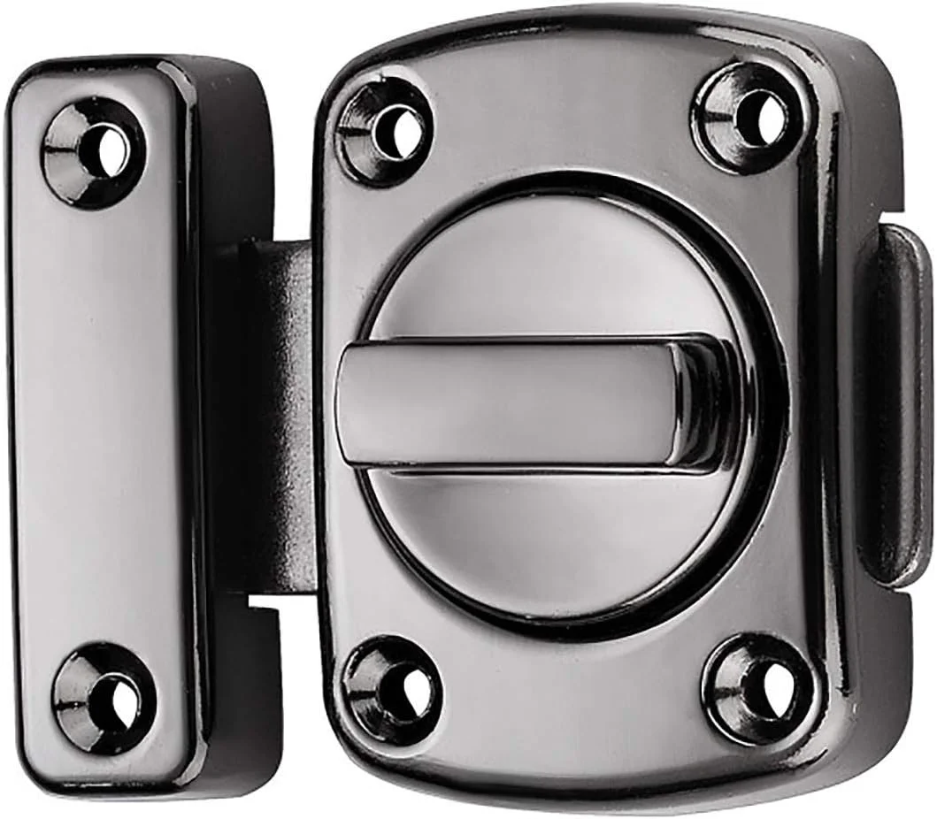 قفل درب، قفل کوچک، قفل درب، بست درب، قفل درب، بست ضخیم ضد سرقت (رنگ: مشکی، سایز: L)