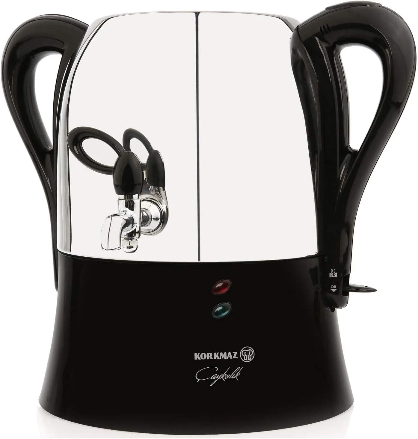 چای ساز کرکماز Caykolik A341 سماور استیل ضد زنگ برقی ترک، دستگاه چای، دوشاخه EU ولتاژ 220 (3 لیتر + 0.9 لیتر) چای ساز کرکماز Caykolik A341 سماور استیل ضد زنگ برقی ترک، دستگاه چای، دوشاخه EU ولتاژ 220 (3 لیتر + 0.9 لیتر)