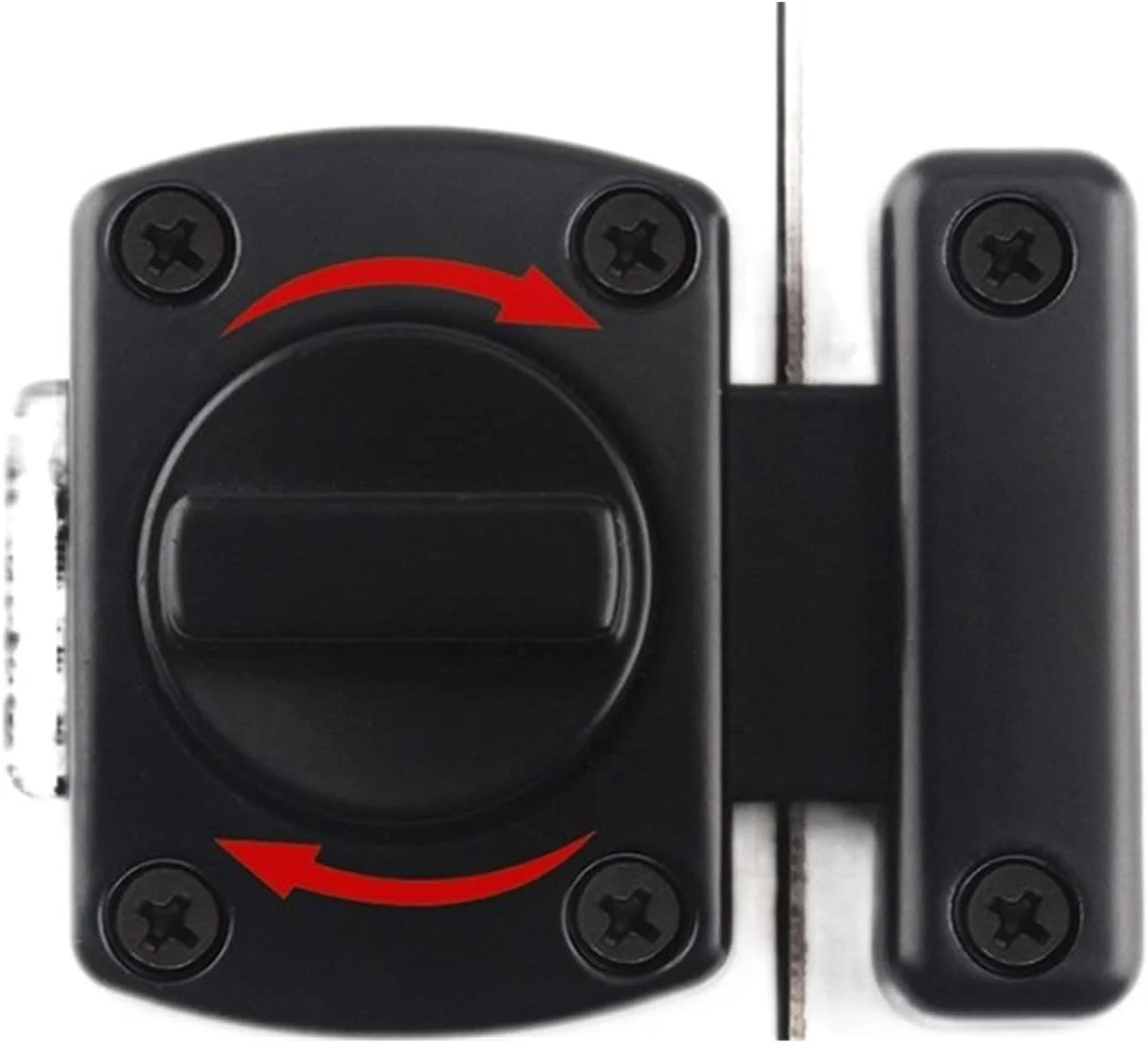 زبانه قفل درب، قفل درب سگکی، قفل ضامن دار، درپوش درب، سگک درب آلیاژ روی، سگک قفل ایمنی درب، سگک ثابت با نصب سطحی (رنگ: 1012)