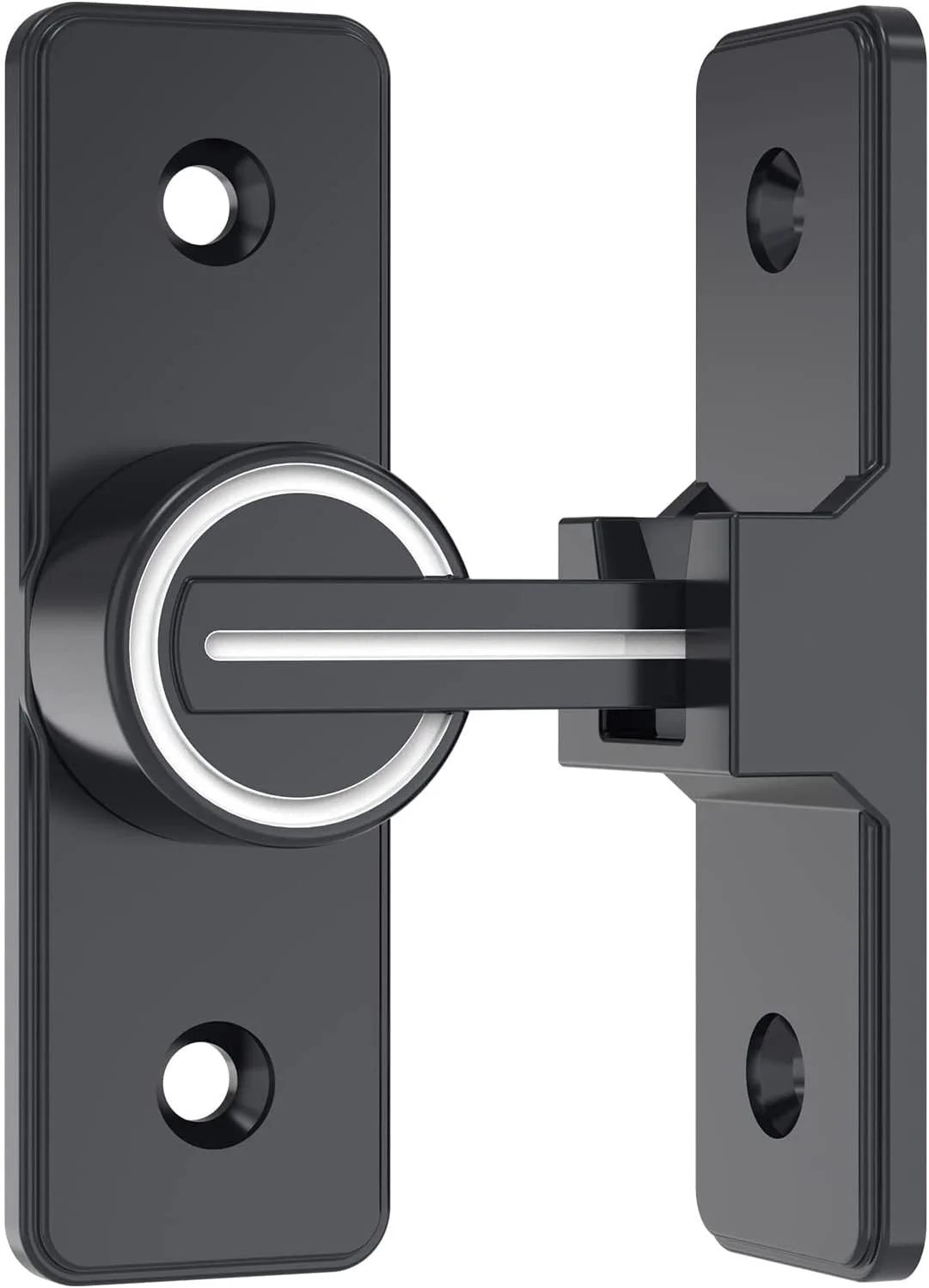 قفل درب زاویه راست 90 درجه KASTWAVE، قفل ضامن درب سنگین، قفل بادامکی، قفل فشاری کششی درب و پنجره، قفل میله ای درب انبار (رنگ شب تاب)