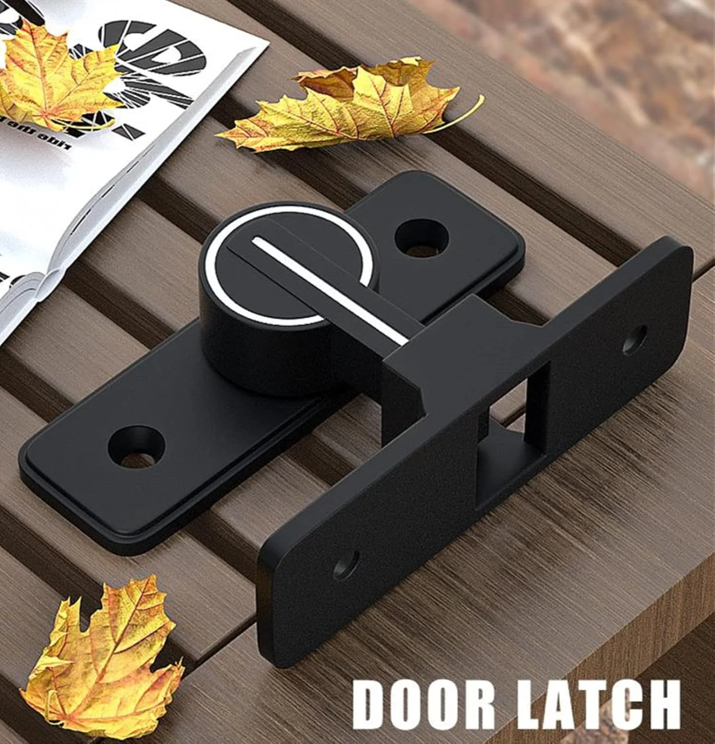 قفل درب زاویه راست 90 درجه KASTWAVE، قفل ضامن درب سنگین، قفل بادامکی، قفل فشاری کششی درب و پنجره، قفل میله ای درب انبار (رنگ شب تاب)