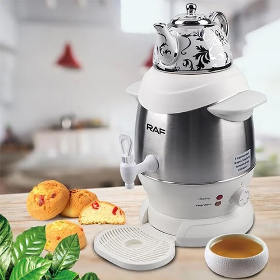 کتری سماوری برقی، ظرفیت 4 لیتر، 1350 وات، پایه بدون سیم 360 درجه، طرح گلدار، استیل ضد زنگ و پلاستیک – مدل SK-SH-1068 سفید کتری سماوری برقی، ظرفیت 4 لیتر، 1350 وات، پایه بدون سیم 360 درجه، طرح گلدار، استیل ضد زنگ و پلاستیک – مدل SK-SH-1068 سفید