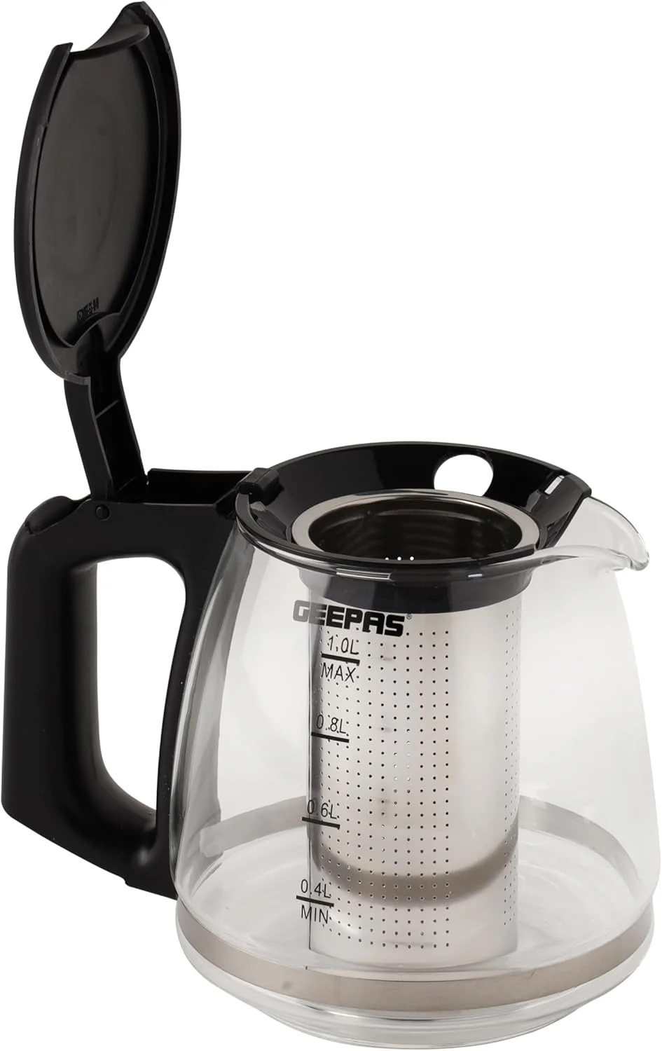 چای ساز دیجیتال 2 در 1 Geepas - فیلتر استیل ضد زنگ | تنظیم دما، محافظت در برابر خشک شدن | 400 وات و 1800 وات چای ساز دیجیتال 2 در 1 Geepas - فیلتر استیل ضد زنگ | تنظیم دما، محافظت در برابر خشک شدن | 400 وات و 1800 وات