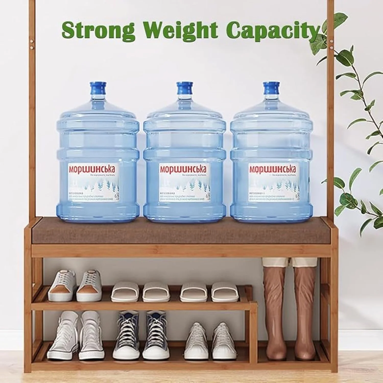 جالباسی و رخت آویز ایستاده آلمکا کوز با نیمکت جاکفشی، چوب روستیک، دارای 3 طبقه قفسه و آویز برای اتاق خواب، اتاق نشیمن، ورودی کمد جالباسی و رخت آویز ایستاده آلمکا کوز با نیمکت جاکفشی، چوب روستیک، دارای 3 طبقه قفسه و آویز برای اتاق خواب، اتاق نشیمن، ورودی کمد