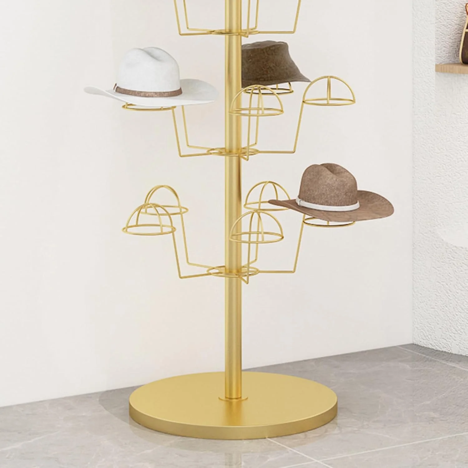 استند فلزی کلاه برای کلاههای بیسبال، سازماندهنده و نمایشگر کلاه برای مراکز خرید/فروشگاههای پوشاک/غرفهها/فروشگاههای خردهفروشی، استند نمایش کلاه برای کودکان و بزرگسالان استند فلزی کلاه برای کلاههای بیسبال، سازماندهنده و نمایشگر کلاه برای مراکز خرید/فروشگاههای پوشاک/غرفهها/فروشگاههای خردهفروشی، استند نمایش کلاه برای کودکان و بزرگسالان