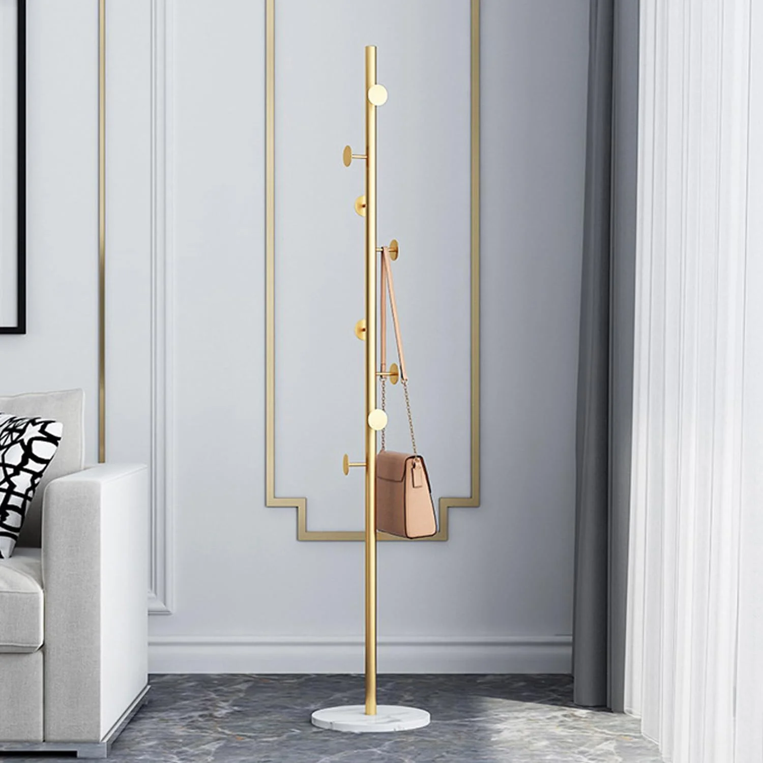 رخت آویز ایستاده 3Clock با سبد ذخیره سازی، رخت آویز فلزی ایستاده با قلاب، قفسه رخت آویز کاکتوسی با چرخ های غلتکی برای اتاق نشیمن، بالکن، حمام، رختکن، راهرو، ورودی (سفید) رخت آویز ایستاده 3Clock با سبد ذخیره سازی، رخت آویز فلزی ایستاده با قلاب، قفسه رخت آویز کاکتوسی با چرخ های غلتکی برای اتاق نشیمن، بالکن، حمام، رختکن، راهرو، ورودی (سفید)