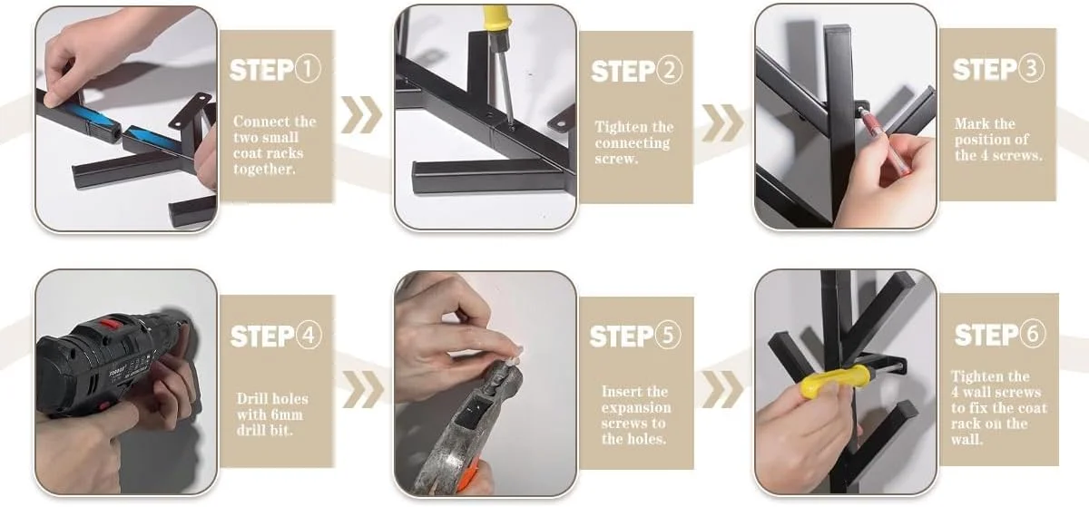 جالباسی دیواری 9 گیره - نظم دهنده مدرن فلزی ورودی برای کت، کلاه، کیف و شال | آویز آهن مشکی صرفه جویی در فضا با طراحی مینیمالیستی | نگهداری بادوام لباس به صورت ایستاده جالباسی دیواری 9 گیره - نظم دهنده مدرن فلزی ورودی برای کت، کلاه، کیف و شال | آویز آهن مشکی صرفه جویی در فضا با طراحی مینیمالیستی | نگهداری بادوام لباس به صورت ایستاده
