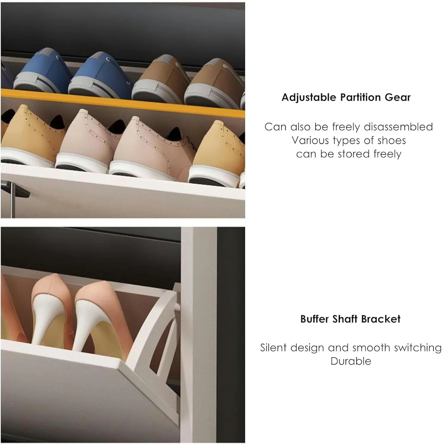 جاکفشی مدرن با 3 کشو تاشو، چوب لباسی ورودی، سازمان دهنده ذخیره سازی (D-70X17X208 سانتی متر) جاکفشی مدرن با 3 کشو تاشو، چوب لباسی ورودی، سازمان دهنده ذخیره سازی (D-70X17X208 سانتی متر)