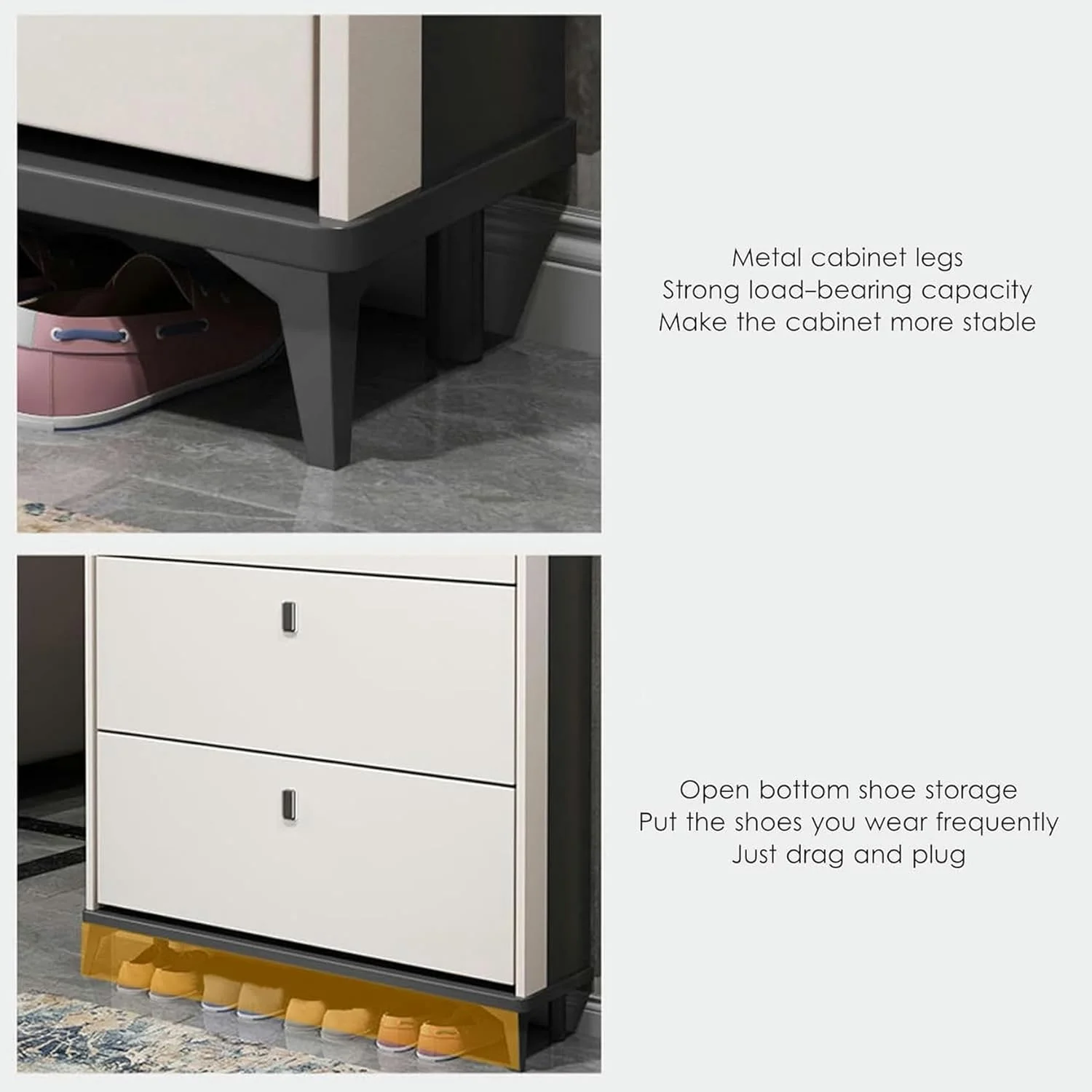 جاکفشی مدرن با 3 کشو تاشو، چوب لباسی ورودی، سازمان دهنده ذخیره سازی (D-70X17X208 سانتی متر) جاکفشی مدرن با 3 کشو تاشو، چوب لباسی ورودی، سازمان دهنده ذخیره سازی (D-70X17X208 سانتی متر)