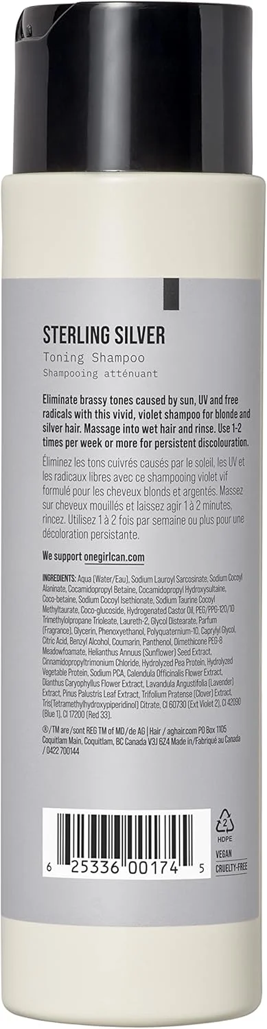 شامپو رنگساژ نقره ای ای جی کر، 296 میلی لیتر شامپو رنگساژ نقره ای ای جی کر، 296 میلی لیتر
