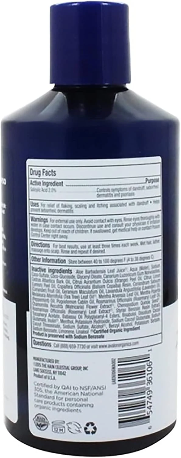 شامپو ضد شوره سر دارویی آوالون ارگانیکس تراپی، 414 میلی لیتر شامپو ضد شوره سر دارویی آوالون ارگانیکس تراپی، 414 میلی لیتر