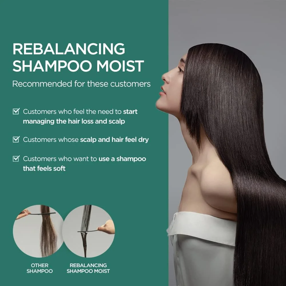 شامپو متعادل کننده رطوبت آیونچه 350 میلی لیتر [مخصوص پوست سر خشک] | شامپو پاک کننده نرم و مرطوب کننده | تقویت و محافظت از ریشه موهای ضعیف | برند سالن کره ای