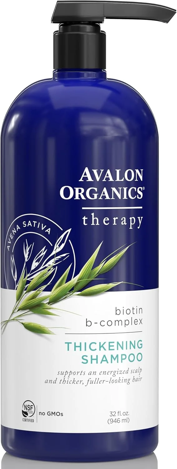 شامپو ضخیم کننده بیوتین B-Complex آوالون ارگانیکس، برای پوست سر پرانرژی و موهایی ضخیم تر و پرپشت تر، 946 میلی لیتر شامپو ضخیم کننده بیوتین B-Complex آوالون ارگانیکس، برای پوست سر پرانرژی و موهایی ضخیم تر و پرپشت تر، 946 میلی لیتر
