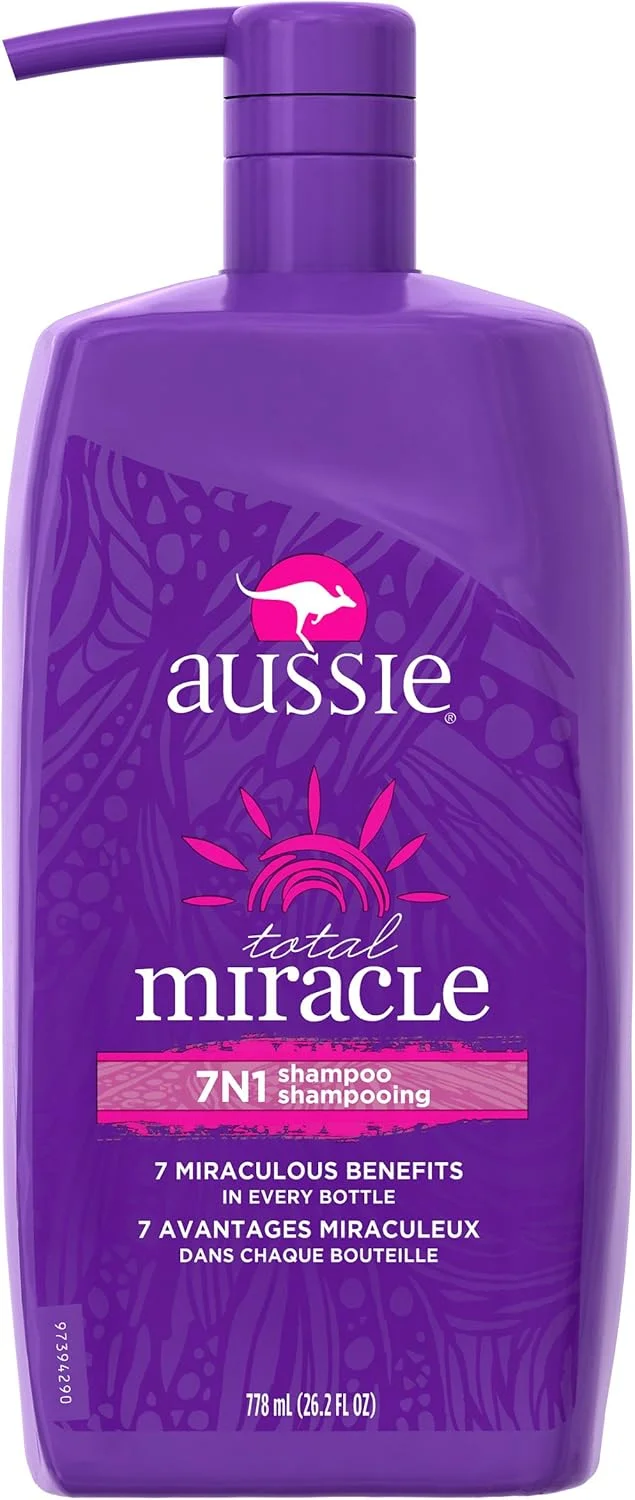 شامپو 7 در 1 مجموعه معجزه آسای Aussie، حجم 778 میلی لیتر - محافظت از مو در برابر آسیب، موخوره و رطوبت شامپو 7 در 1 مجموعه معجزه آسای Aussie، حجم 778 میلی لیتر - محافظت از مو در برابر آسیب، موخوره و رطوبت