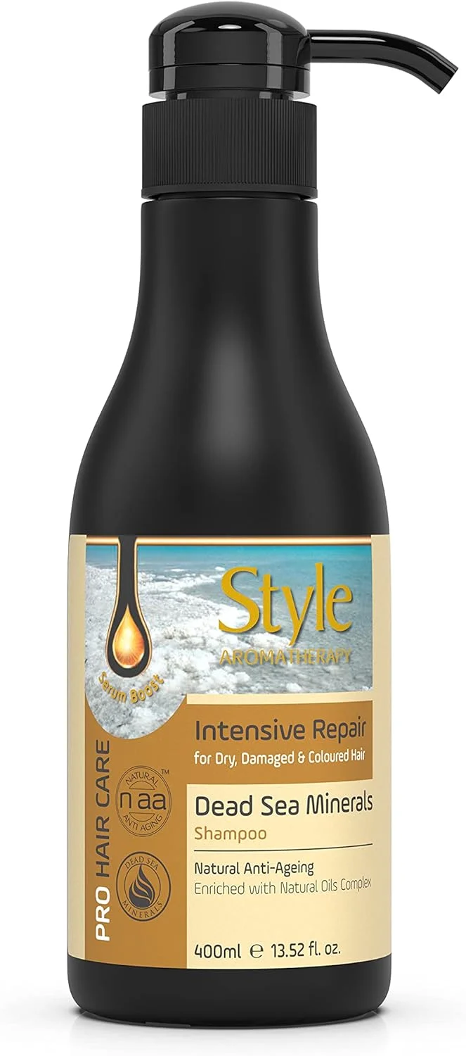 شامپو ترمیم کننده بدون سولفات حرفه ای Style Aromatherapy | برای موهای خشک، آسیب دیده و رنگ شده | بدون SLS/SLES، بدون پارابن - 400 میلی لیتر شامپو ترمیم کننده بدون سولفات حرفه ای Style Aromatherapy | برای موهای خشک، آسیب دیده و رنگ شده | بدون SLS/SLES، بدون پارابن - 400 میلی لیتر