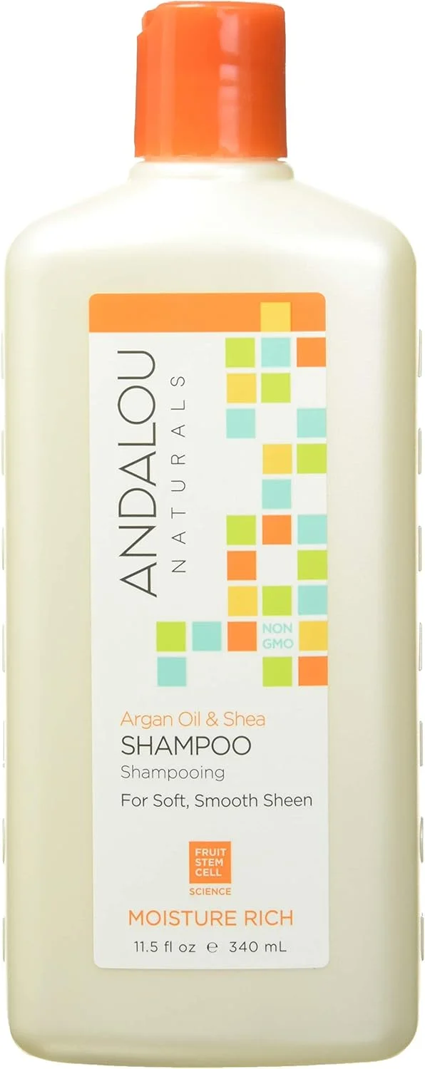 Andalou Naturals Shampoo Moisture Rich Argan & Sweet Orange 11.5 fl oz (340 ml)