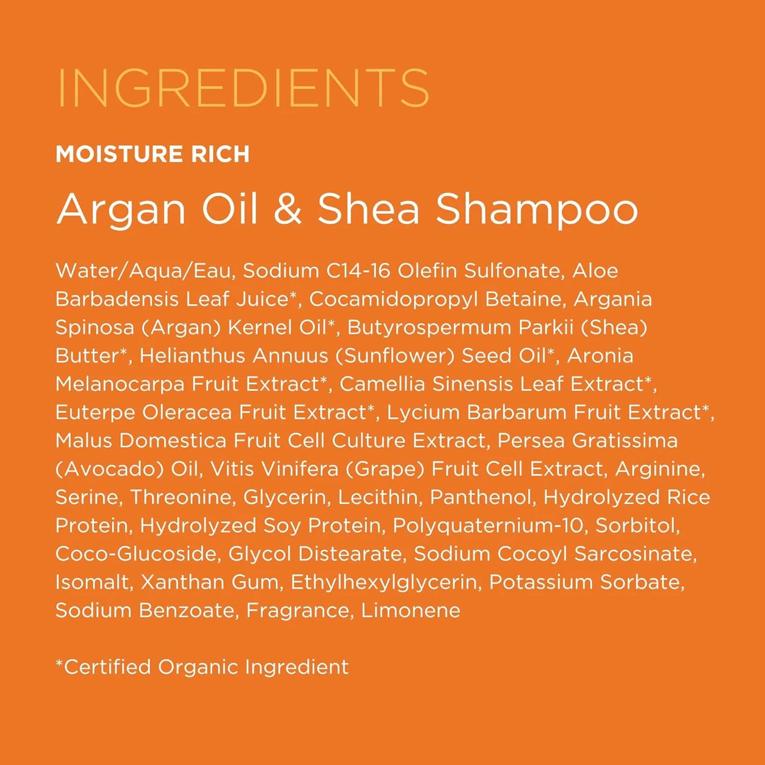 Andalou Naturals Shampoo Moisture Rich Argan & Sweet Orange 11.5 fl oz (340 ml) Andalou Naturals Shampoo Moisture Rich Argan & Sweet Orange 11.5 fl oz (340 ml)