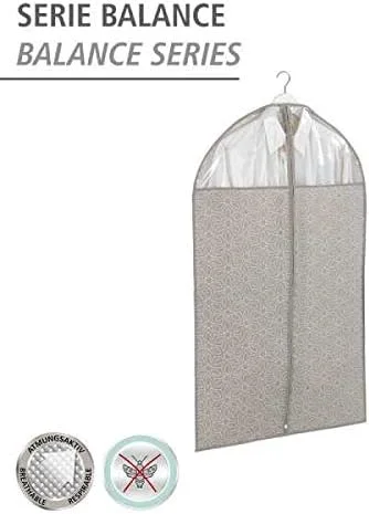 Wenko Balance Wardrobe with Wheels - Mobile Wardrobe Folding, blue, 75 x 160 x 50 cm