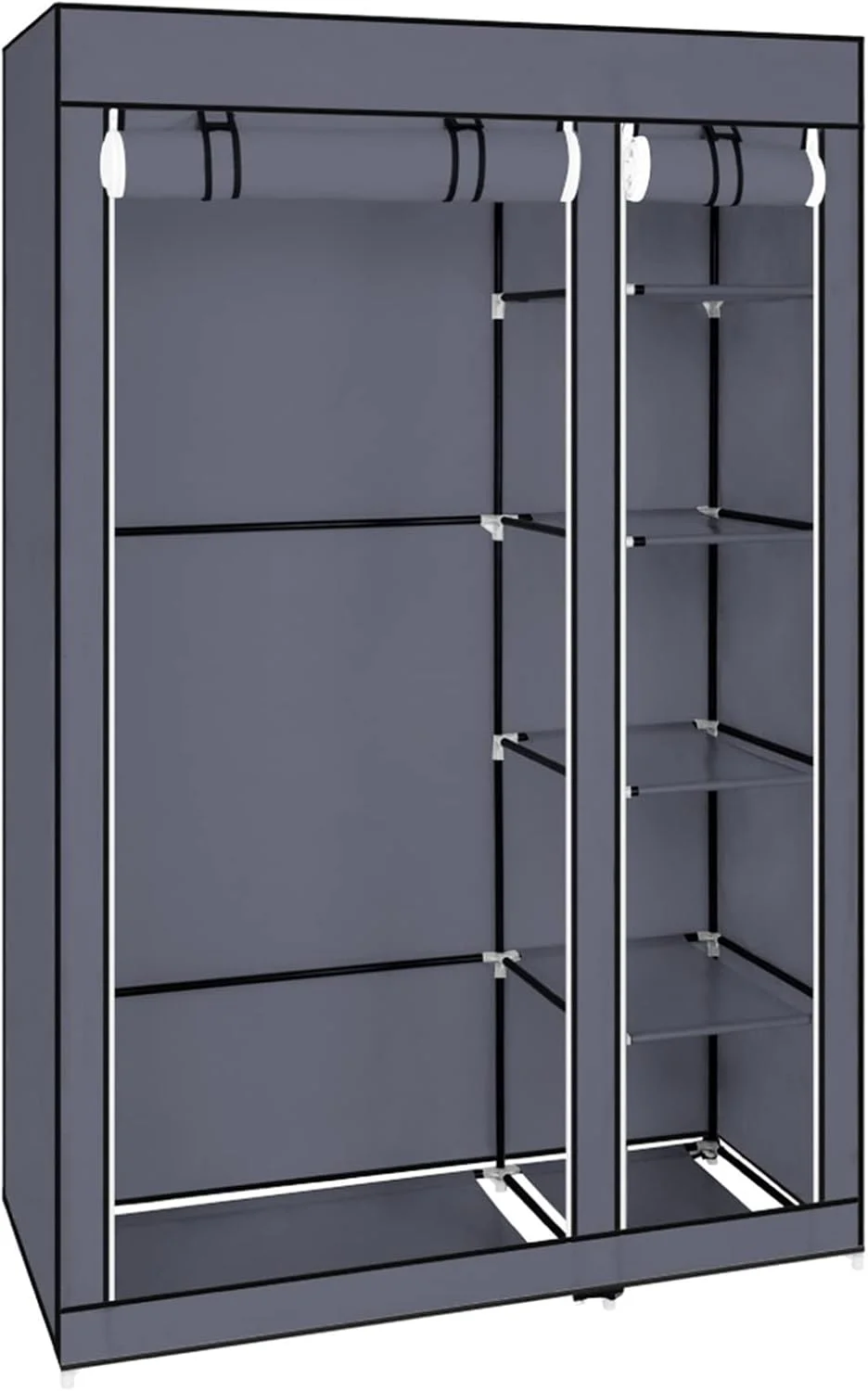 ZKSKOX Armoire wardrobe closet Portable Wardrobe Wardrobe With Non-woven Fabric And Hanging Rail For Quick And Easy Assembly ZKSKOX Armoire wardrobe closet Portable Wardrobe Wardrobe With Non-woven Fabric And Hanging Rail For Quick And Easy Assembly