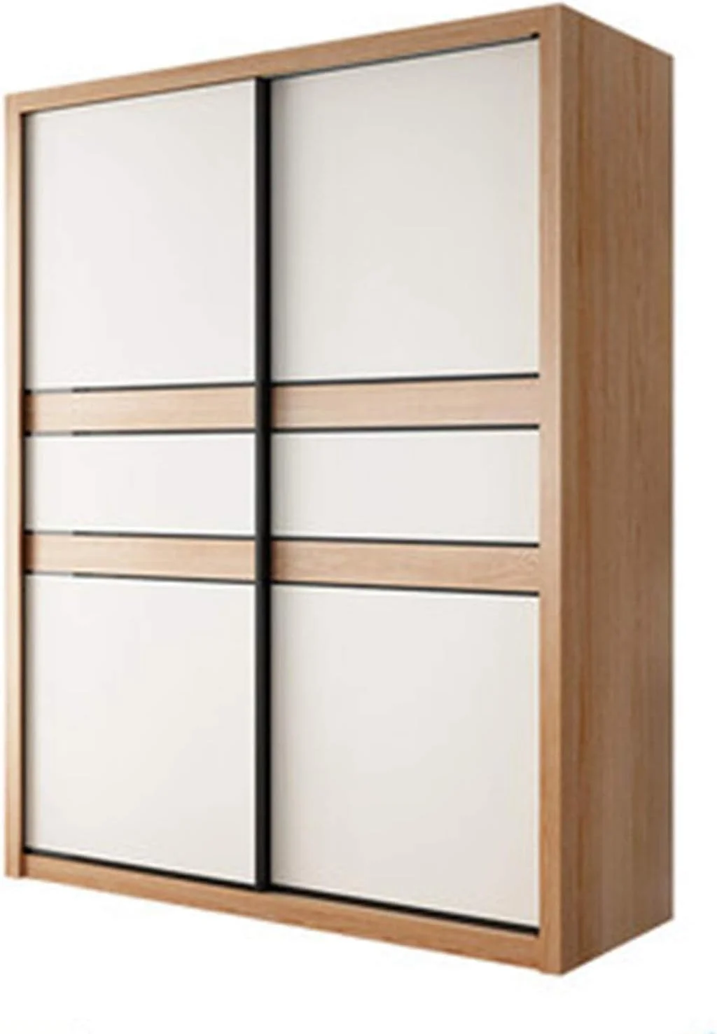 Wardrobe Sliding Door Wardrobe Modern Minimalist Small Apartment Wardrobe Home Bedroom Cabinet Locker Suitable for Hanging Tops Wardrobe Sliding Door Wardrobe Modern Minimalist Small Apartment Wardrobe Home Bedroom Cabinet Locker Suitable for Hanging Tops