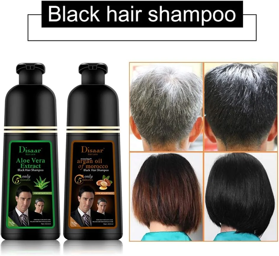 شامپو رنگ موی مشکی دیسار 500 میلی لیتر